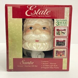 Santa Clause accent wax warmer plug in gift set